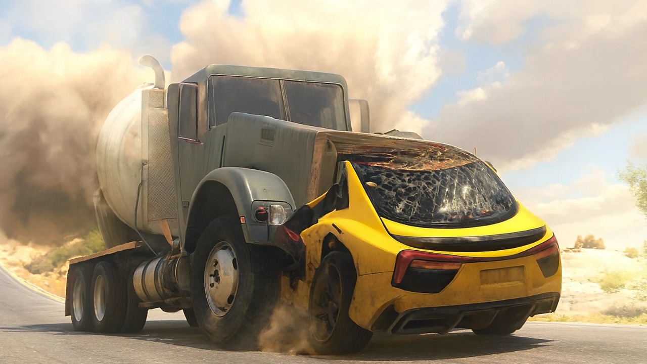 Bimka Drive: Smash Cars into Splinters! gameplay artwork