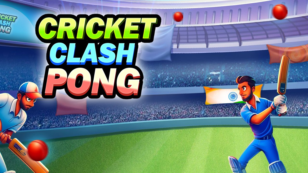 Cricket Clash Pong gameplay artwork
